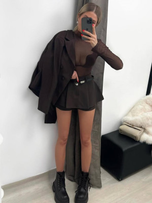 Стильный костюм тройка EST-A5939T950