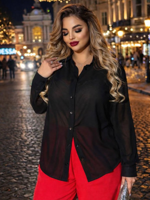 Стильная шифоновая рубашка INS-A476T500