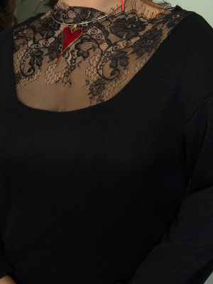 Нарядна кофтинка з мереживом ET-A803T430