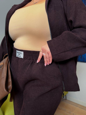 Вельветовый прогулочный костюм ET-A8942T680