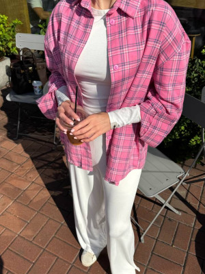 Фланелева оверсайз сорочка MV-A864T690