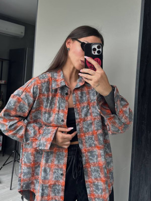 Фланелева оверсайз сорочка MV-A864T690