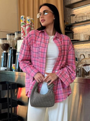 Фланелева оверсайз сорочка MV-A864T690