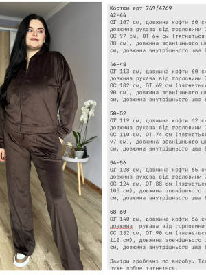 Велюровый спортивный костюм KG-A4769T670