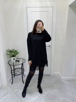 Сукня-туніка з мереживом AMU-A956T550