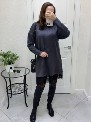 Сукня-туніка з мереживом AMU-A956T550