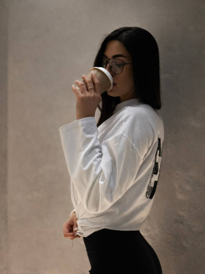 Свободный унисекс лонгслив LK-A370T580