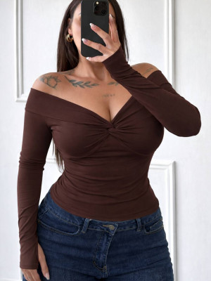 Кофточка с открытыми плечами INS-A486T450