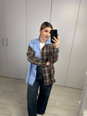 Рубашка комбинированная AB-A1851T15