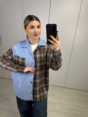 Рубашка комбинированная AB-A1851T15