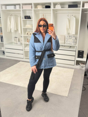 Теплое пальто тедди MA-N2176T850