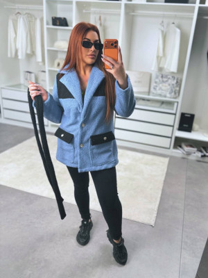 Теплое пальто тедди MA-N2176T850