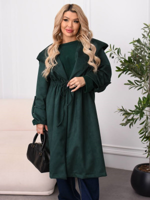 Замшевый кардиган-пальто MA-N2175T850