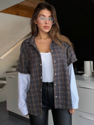 Стильная женская рубашка LK-A373T550