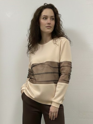 Женский свитшот на флисе JA-A741.3T250