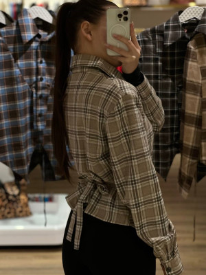 Рубашка с имитацией корсета MV-A889T890