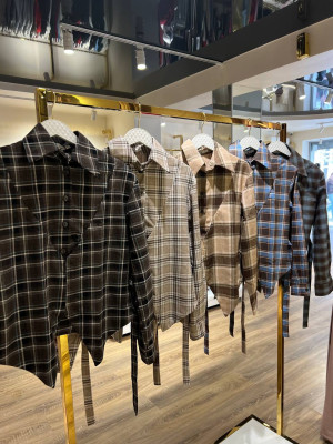 Рубашка с имитацией корсета MV-A889T890