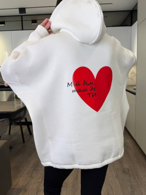 Унисекс худи на флисе MV-A888T1050