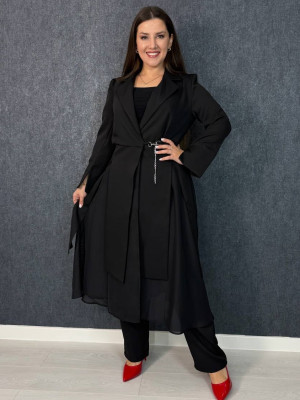 Костюм с удлиненным жакетом VL-A1145T1050