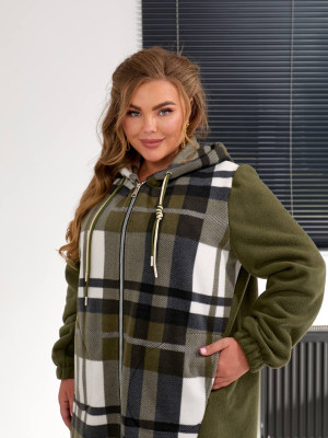 Длинный кардиган на молнии NU-A1465T26