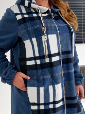 Длинный кардиган на молнии NU-A1465T26