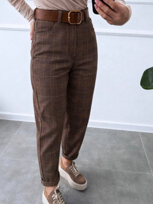 Женские джинсы в клетку KC-A0533T500