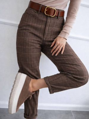 Женские джинсы в клетку KC-A0533T500