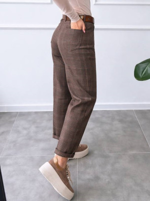 Женские джинсы в клетку KC-A0533T500