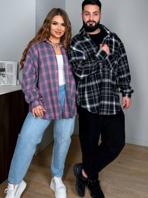 Унисекс оверсайз рубашка DG-c168T550