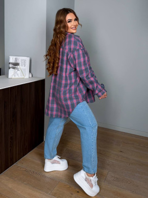 Унисекс оверсайз рубашка DG-c168T550