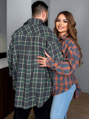 Унисекс оверсайз рубашка DG-c168T550