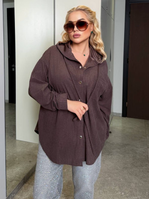 Стильная рубашка с капюшоном ACHK-A1988T500