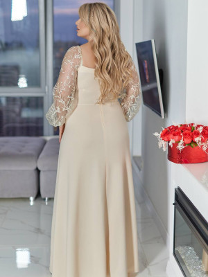 Длинное праздничное платье EY-A711T30