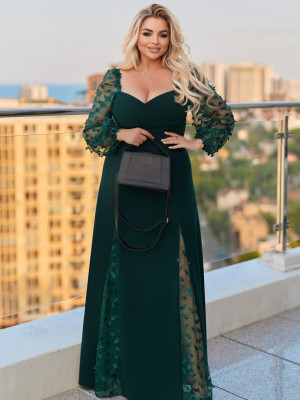 Длинное праздничное платье EY-A711T30