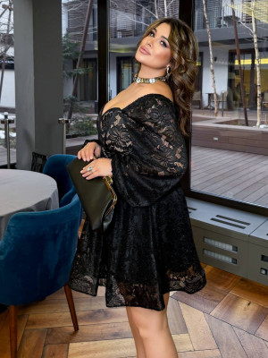 Женское кружевное платье YM-A8040T32