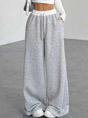 Брюки палаццо с белым поясом DMP-A7159T260