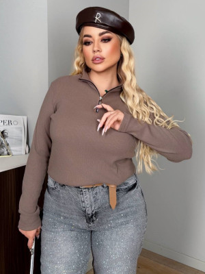 Лонгслив со змейкой DOL-A388T390