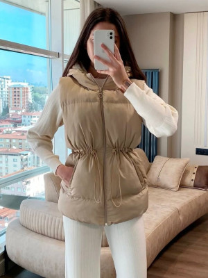 Жилетка с зятяжками на талии DMP-P4230T400