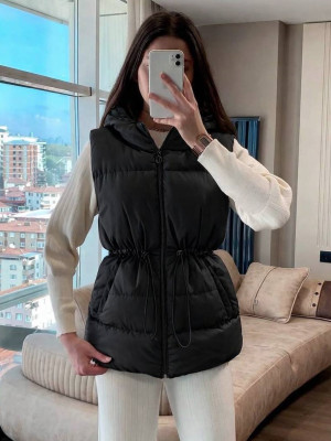 Жилетка с зятяжками на талии DMP-P4230T400