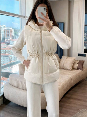 Жилетка с зятяжками на талии DMP-P4230T400