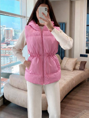 Жилетка с зятяжками на талии DMP-P4230T400