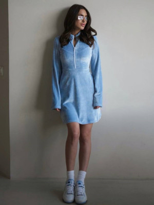 Велюровое платье DMP-P1277T330