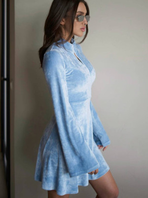 Велюровое платье DMP-P1277T330