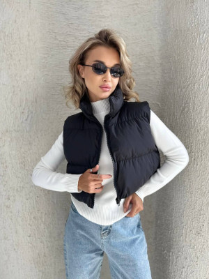 Укороченный жилет на синтепоне DMP-P4031T320