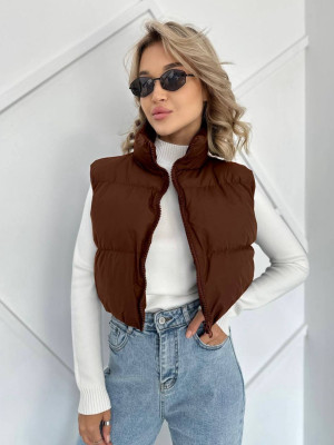 Укороченный жилет на синтепоне DMP-P4031T320