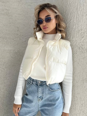 Укороченный жилет на синтепоне DMP-P4031T320