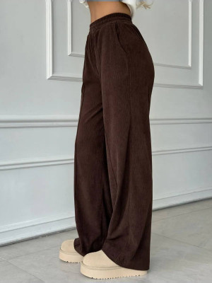 Вельветовые штаны палаццо AMU-A961T350