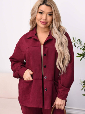 Замшевый костюм DOL-A900T830