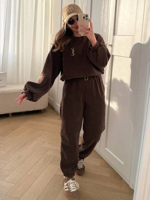 Женский вельветовый костюм IMMA-A449T530