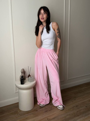 Свободные велюровые штаны MSM-A279T440